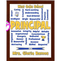 Principal Expressions Personalized Plaque