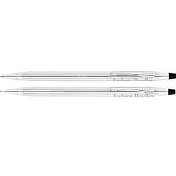 Personalized Cross Classic Century Chrome Pen and Pencil