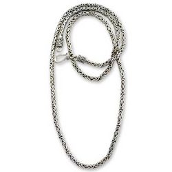 Borobudur Collection II Sterling Silver Chain Necklace