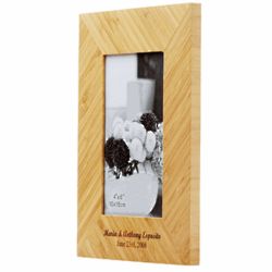 Personalized Bamboo Picture Frame