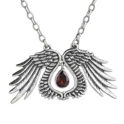 Divine Angel Garnet Pendant