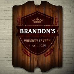 Whiskey Tavern Personalized Sign