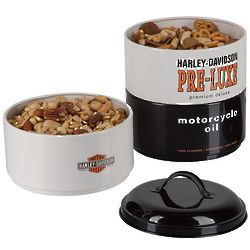 Harley-Davidson Pre-Luxe Oil Can Snack Bowls