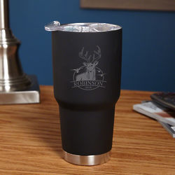 Hunter's Personalized Outdoor Life 30 oz Double-Wall Tumbler