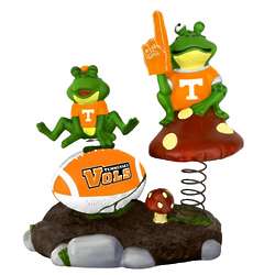 Tennessee Volunteers Springy Frog Garden Figurine