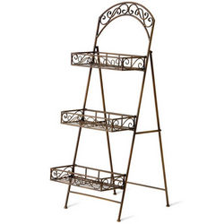 3 Tier Scrolled Metal Plant Stand