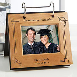 Personalized Graduation Memories Flip Photo Album
