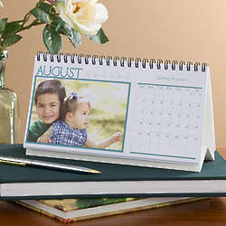 Through the Year Custom Photo Desk Calendar