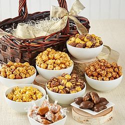 Caramel Lovers Popcorn and Treats Gift Basket