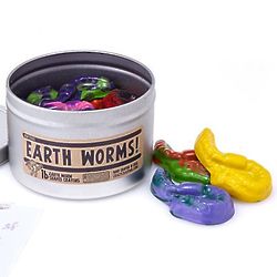 Earth Worm Recycled Crayons