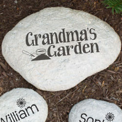 Engraved My Garden Stepping Stone