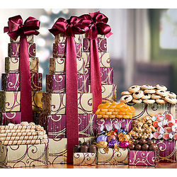 Three Chocolate and Sweets Gift Towers