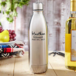 The Big Day Personalized Wine Growler