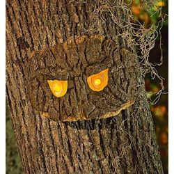 Scary Night Eyes Tree Decor