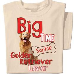 Golden Retriever Lover Personalized T-Shirt