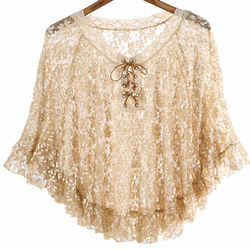 Lacey Floral Poncho Top