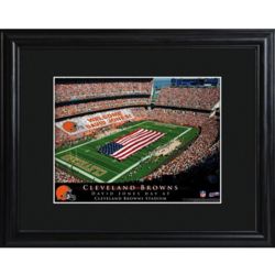Personalized NFL Stadium Print with Matted Frame