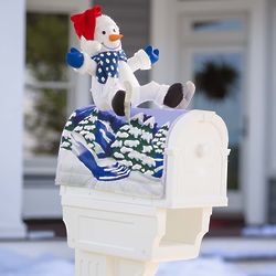3D Snowman Magnetic Mailbox Cover