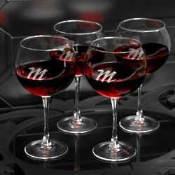 Personalized Red Wine Quartet