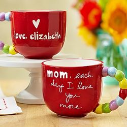 Personalized Mom's Each Day I Love You More Mug