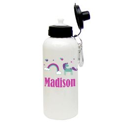 Personalized Rainbow Fantasy Water Bottle