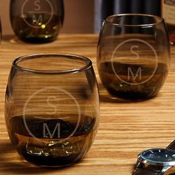 4 Emerson Personalized Scotch Whiskey Glasses