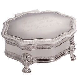 Engravable Victorian Jewelry Box