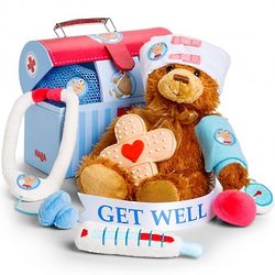 Get Well Doctor's Kit with Bear Patient for Kid's