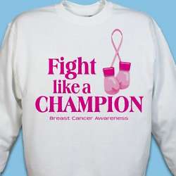 Fight Like a Champion Breast Cancer Awareness Long Sleeve Shirt
