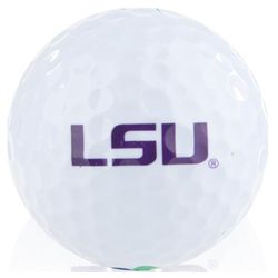 Personalized LSU Power Distance Soft Golf Balls