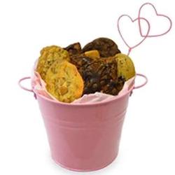 Tickled Pink Cookie Gift Bucket