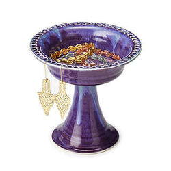Tall Pedestal Jewelry Dish