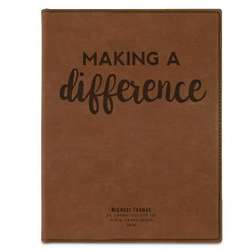 Making a Difference Personalize Leather Padfolio