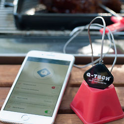 Bluetooth Grill Thermometer with Q-Tech App