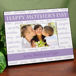 Personalized Mother's Day Printed Frame