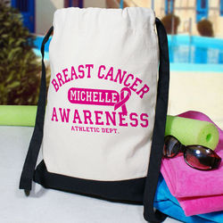 Personalized Breast Cancer Awareness Athletic Dept. Sports Bag