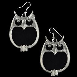 Shadowy Owl Earrings