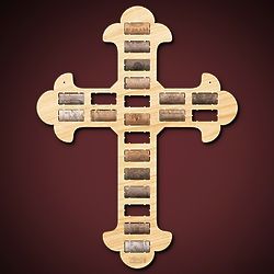 Cathedral Cross Wine Cork Holder