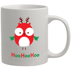Personalized Owl Christmas Coffee Mug