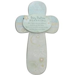 Baby Bedtime Blessing Wall Cross