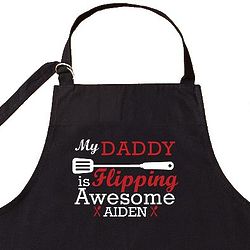 Personalized Flipping Awesome Grilling Apron