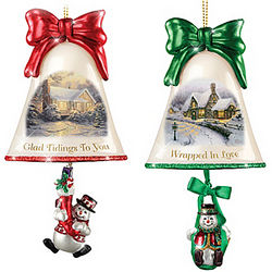 Ringing in the Holidays Handcrafted Ornament Set