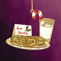 Santas Milk & Cookies Ornament