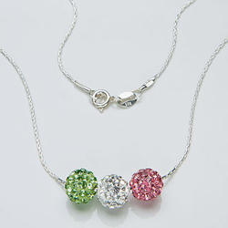 Personalized Crystal Birthstone Necklace