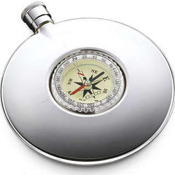 Voyager Expedition Flask with Compass