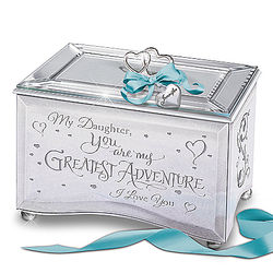 My Daughter, You're My Greatest Adventure Personalized Music Box