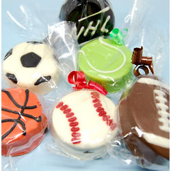 Sports Ball Chocolate Covered Oreo Cookie