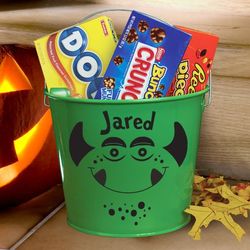 Personalized Halloween Bucket