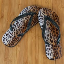 Leopard Print Beacher Sandal