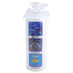 Baptism, Confirmation, and Communion Candle